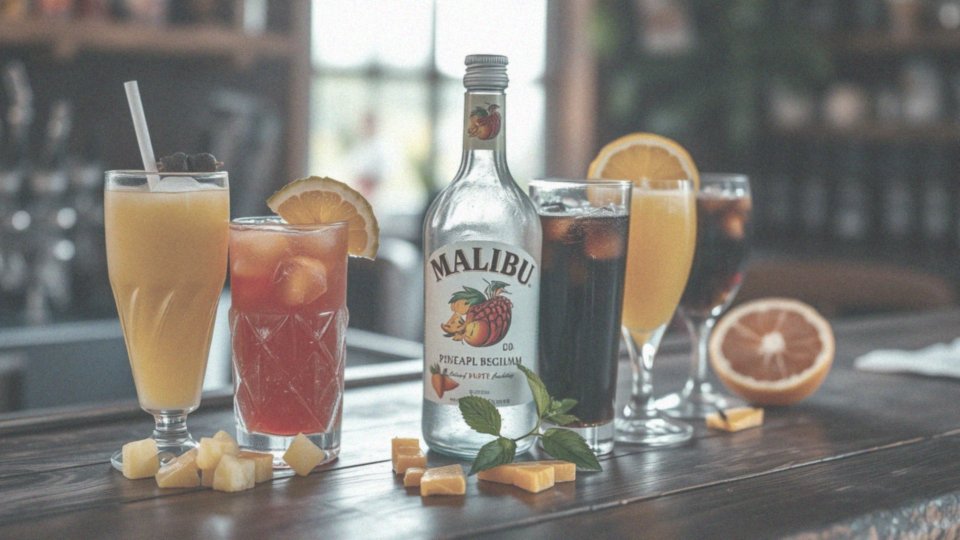 Jakie napoje mieszane można zrobić z Malibu?