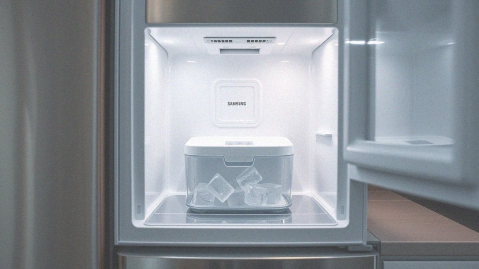 Jak zresetować kostkarkę w lodówce Samsung?