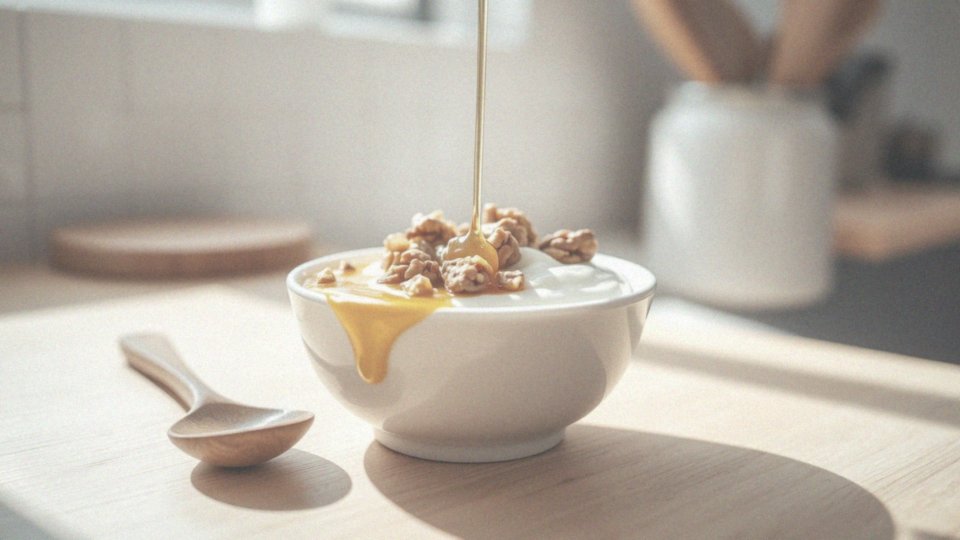 Jak przygotować jogurt z miodem i orzechami?