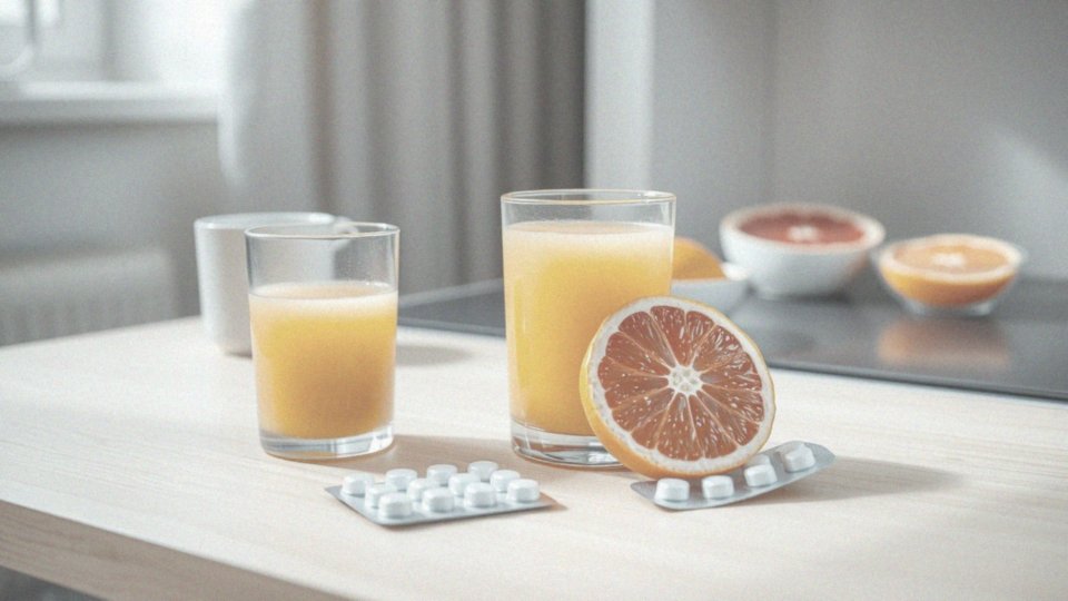 Czy soki grejpfrutowe wpływają na działanie tabletek antykoncepcyjnych?