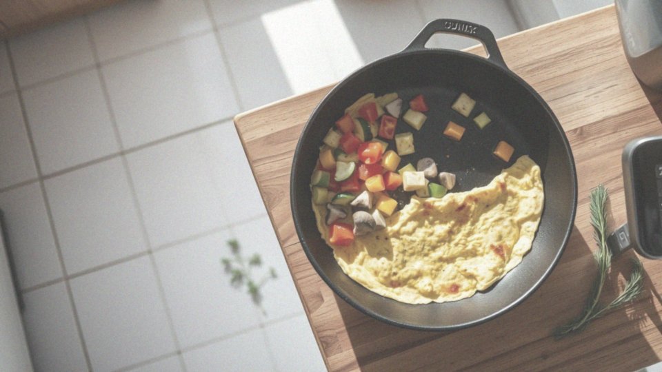 Jak przygotować omlet z resztek warzyw?
