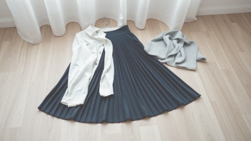 Jak dopasować elegancką bluzkę do plisowanej spódnicy?