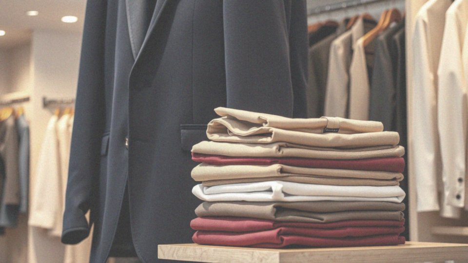 Jakie spodnie typu chino można łączyć z granatową marynarką?